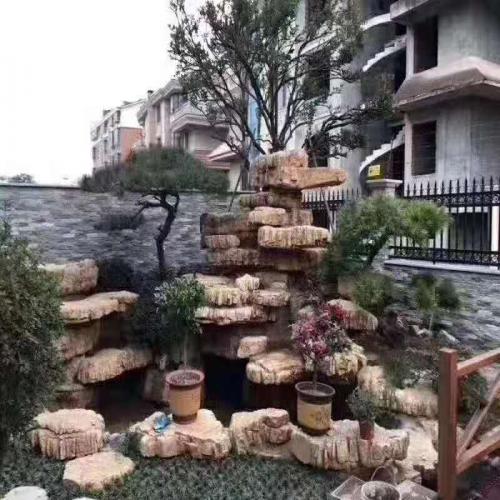庭院龟纹石假山